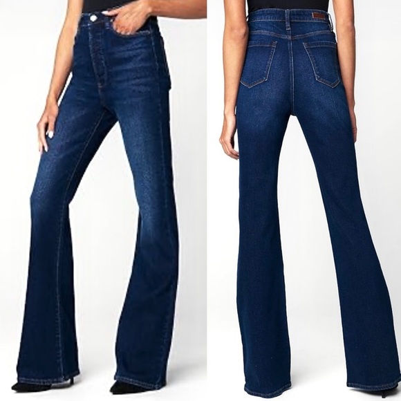 New Blank NYC High Rise Flare Jeans - Picture 1 of 1